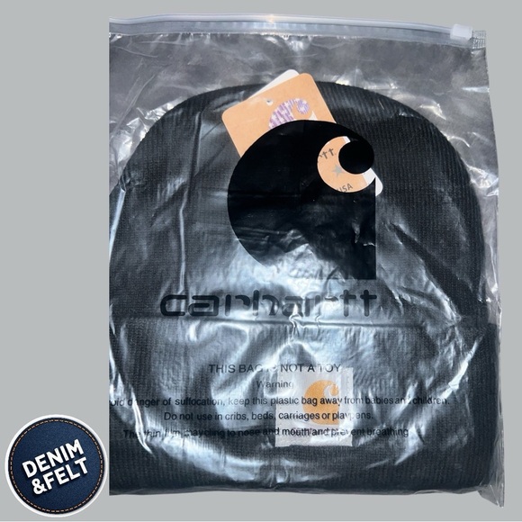 Carhartt Unisex KNIT CUFFED BEANIE | Color: Black | NEW/NWT!! 🖤🔥❄️ - Picture 3 of 4